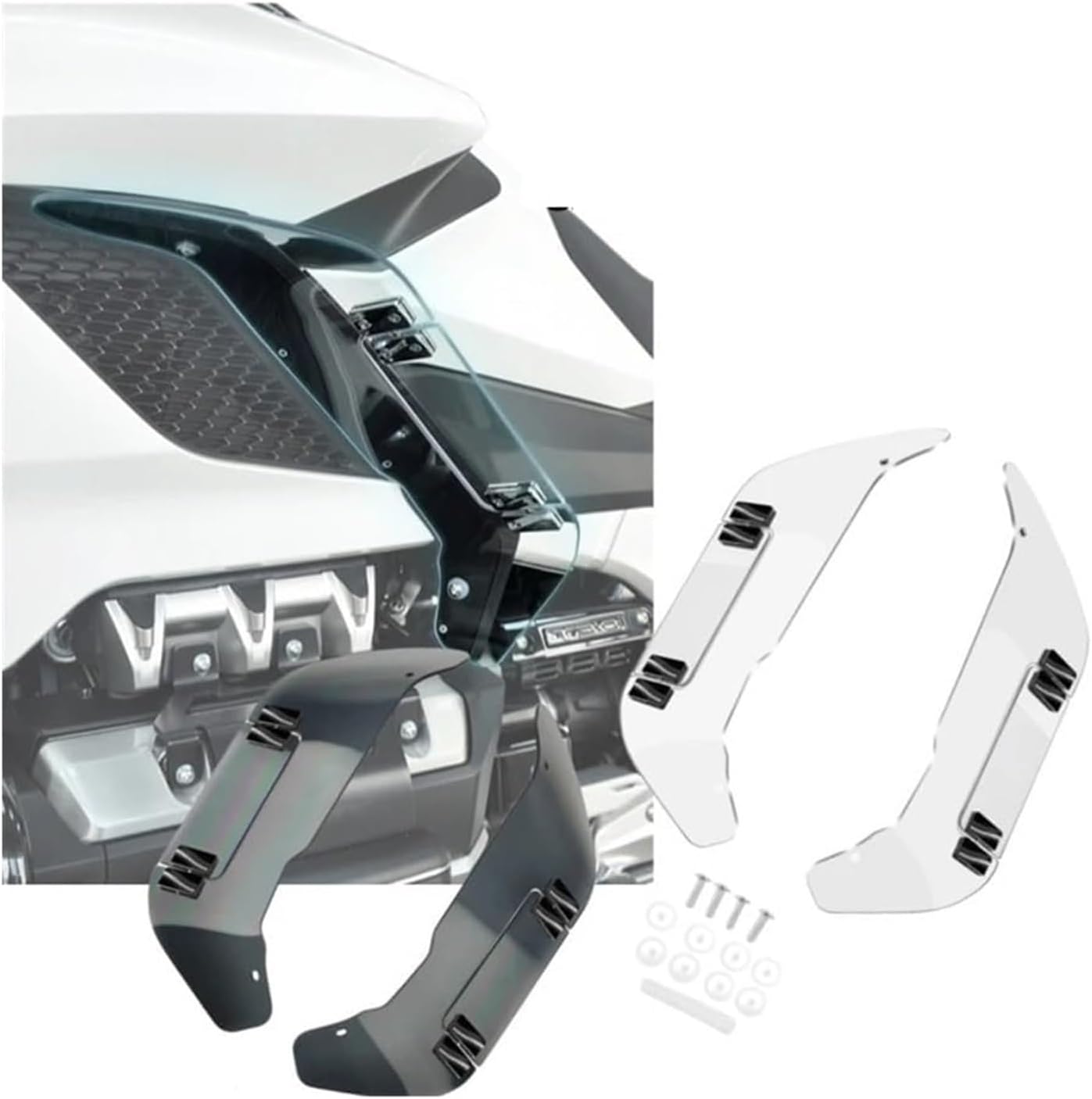 オートバイサイドスポイラーウィング 用 ゴールドウィング GL 1800