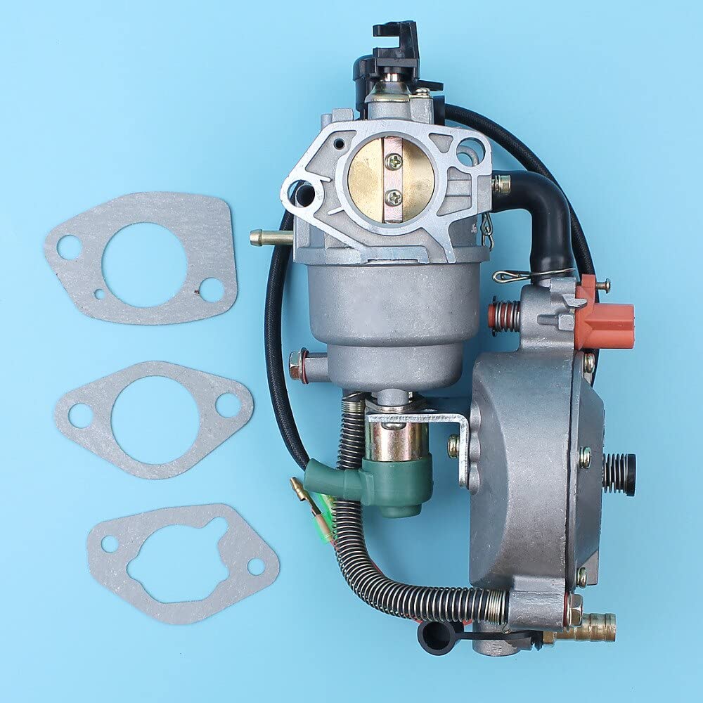 Carburador Dual Fuel Coversion Kit Auto Choke Para Honda GX390 188F/190F 4.5KW-5.5KW Generador de motor LPG/CNG/GASOLINA Carb