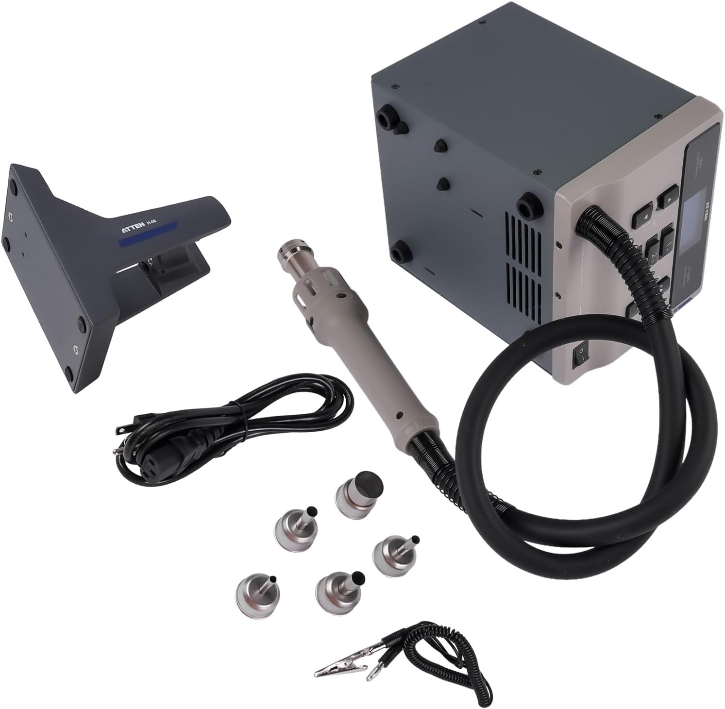 ST-862D Hot Air Gun Soldering Station, 1000W Digital Display Rework Station, Automatic Sleep, Adjustable Temperature, ST862D