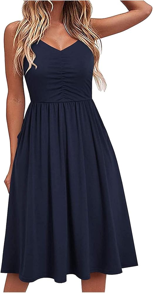 Women's KneeLength Sleeveless Cocktail Dress Elegant Evening Dresses