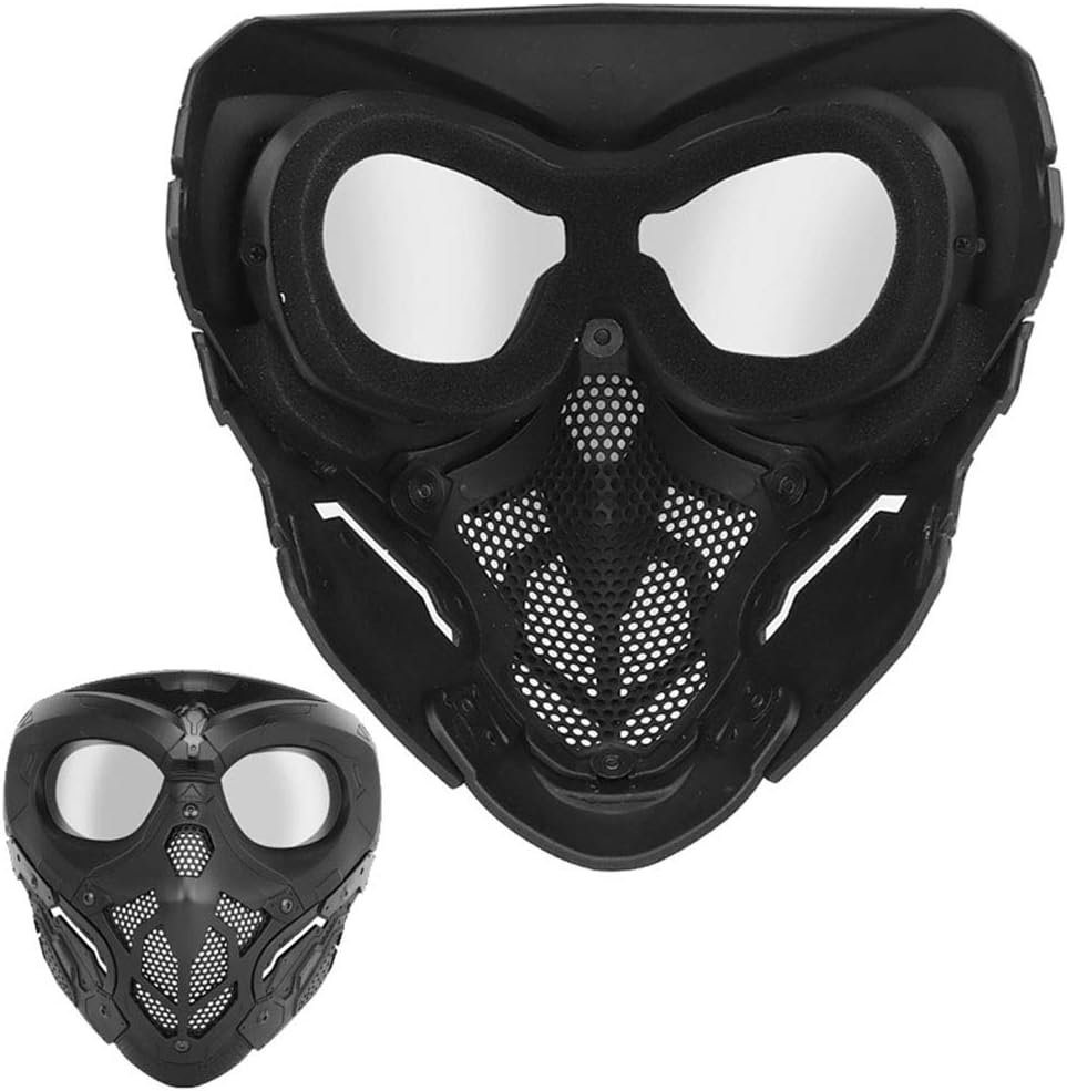Outdoor Paintball Shooting Face Protection Gear Tactical Fast Helmet Mount Halloween Cosplay Mask