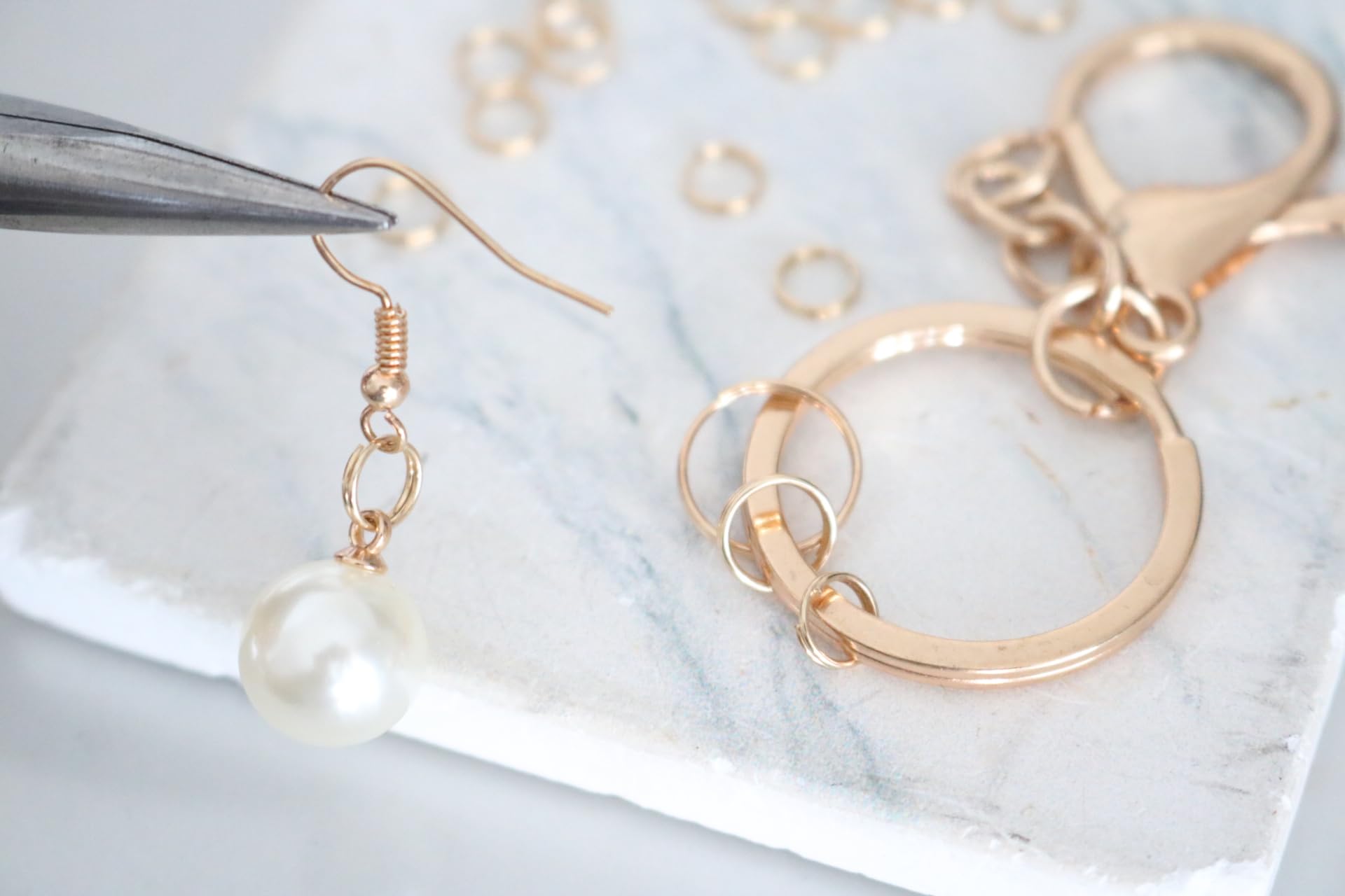 Amazon.co.jp: 【ハンドメイド素材店】 10mm 50個 KCゴールド 二重