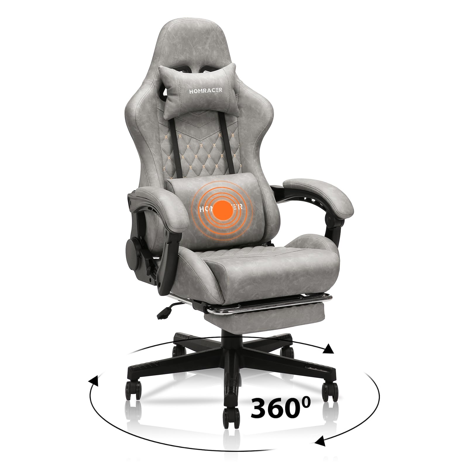 Amazon.co.jp: ゲーミングチェア Homracer オフィスチェア パソコン 