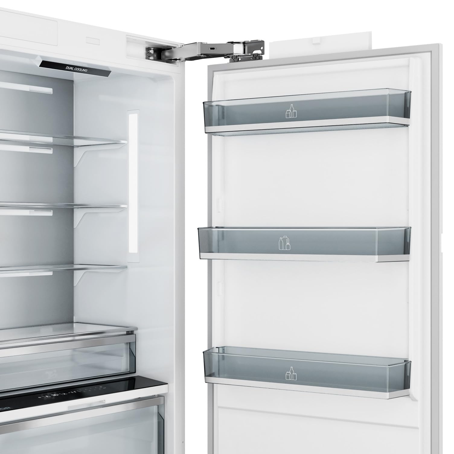 Thor Kitchen 30-Inch Built-In Refrigerator Column, Stainless Steel Panel Ready on Fridge.com - View 5