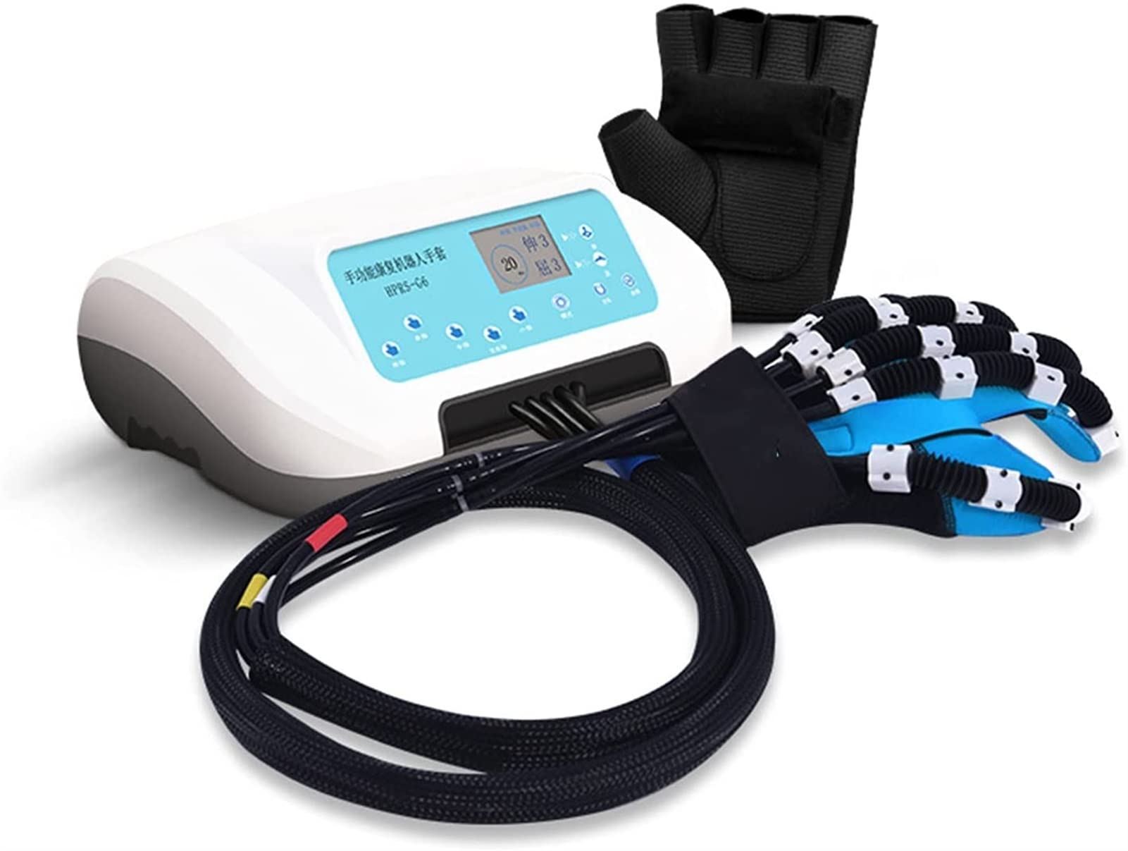 Dispositivo de Entrenamiento de rehabilitación de Dedos Guantes de Robot de rehabilitación, para Entrenar la corrección de flexión de Dedos, Ejercicio de extensión de Dedos F