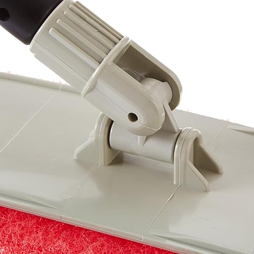 Miniatura 5 de STAR BRITE Almohadilla de fregado grande con limpiador de cabeza flexible, textura media (rojo) - Se fija al mango de extensión para un alcance
