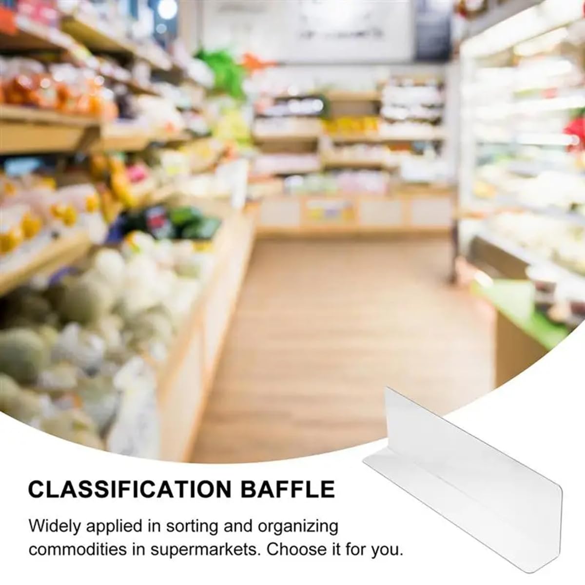 Amazon | 商品仕切り板 L字 商品仕切り シェルフ 棚 卓上 陳列 展示
