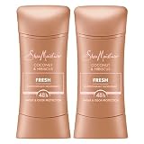 SheaMoisture Antiperspirant Deodorant Stick Fresh Coconut & Hibiscus 2 Count for 48HR Sweat & Odor Protection with No Parabens & No Mineral Oil 2.6 oz -  Unilever