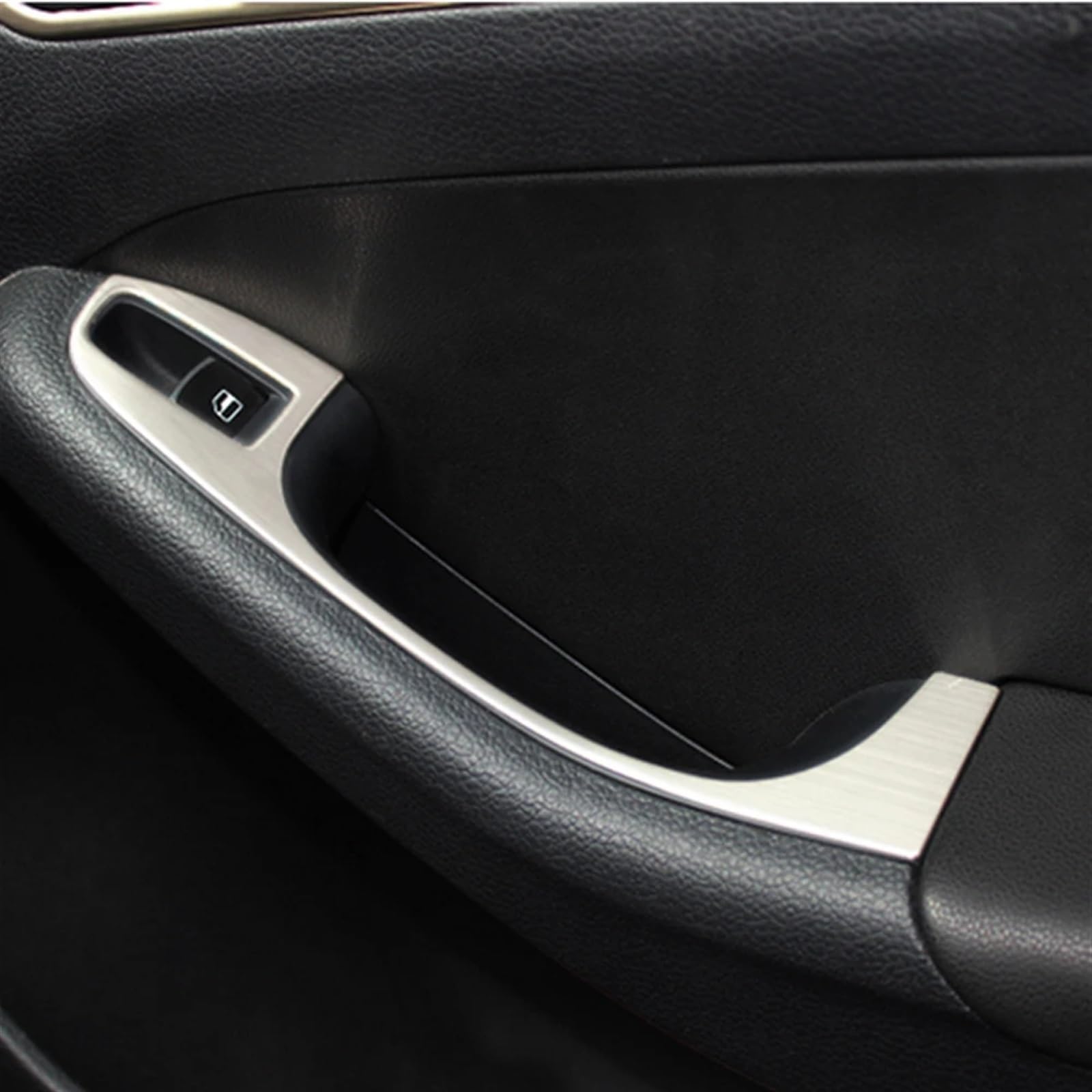 4 sztuk/partia do VW dla Jetta dla MK6 2012-2014 stylizacja samochodu ze stali nierdzewnej podłokietnik panel pokrywa dekoracja części samochodowe akcesoria do wnętrza samochodu wykończenie wnętrza