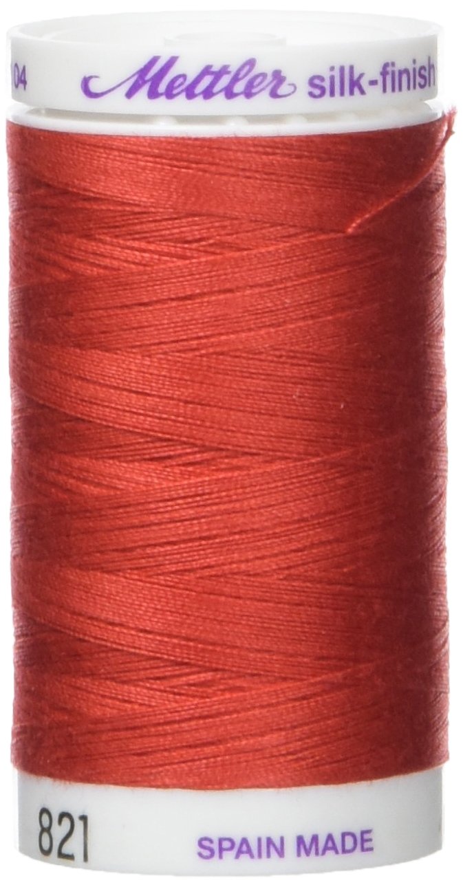 Fil Mettler 10450-0821 N°50 bobine finition soie lot de 5 de 500 m pour couture