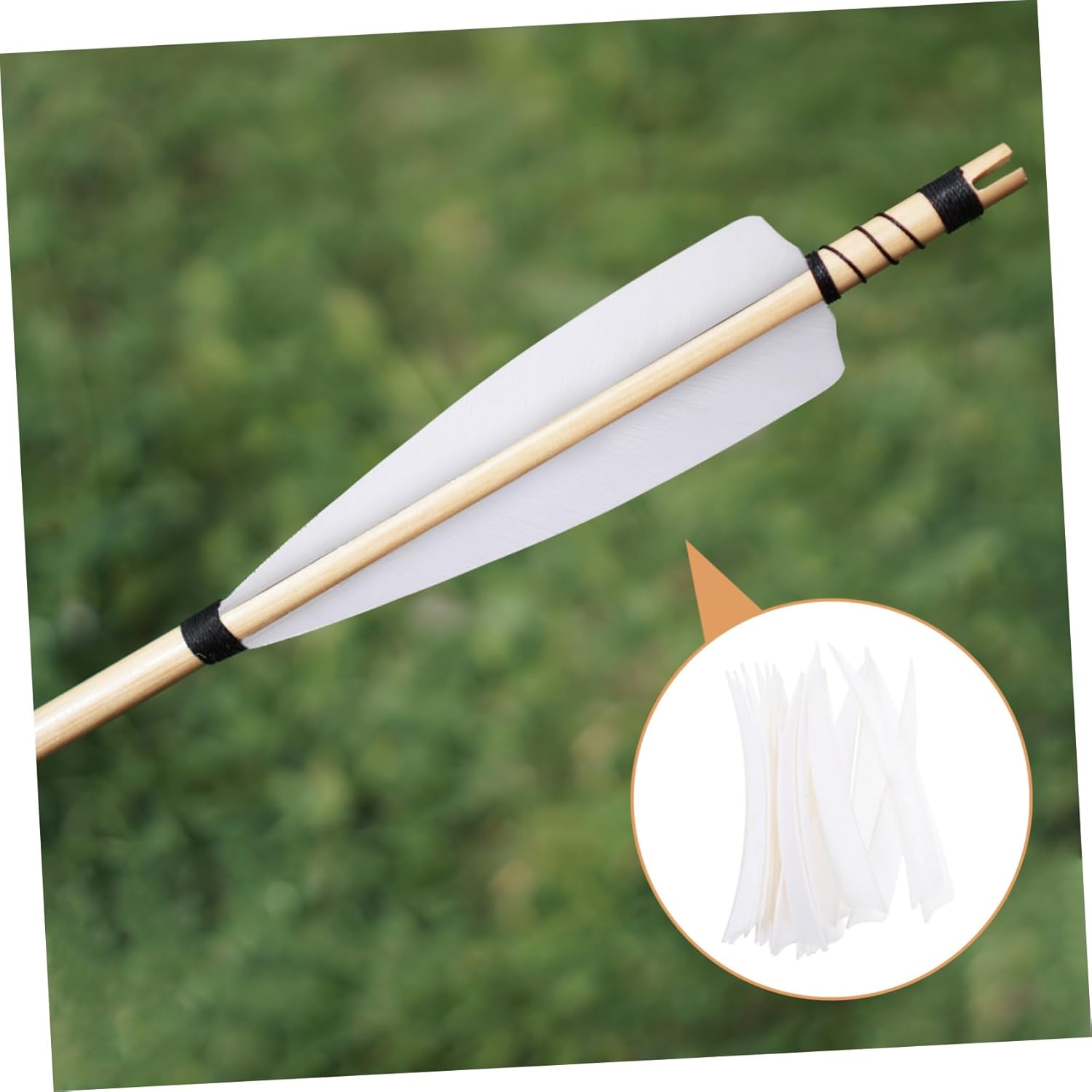 BESPORTBLE 100pcs Turkey for Tails for Outdoor Practice and Hunting Easy Installation Games