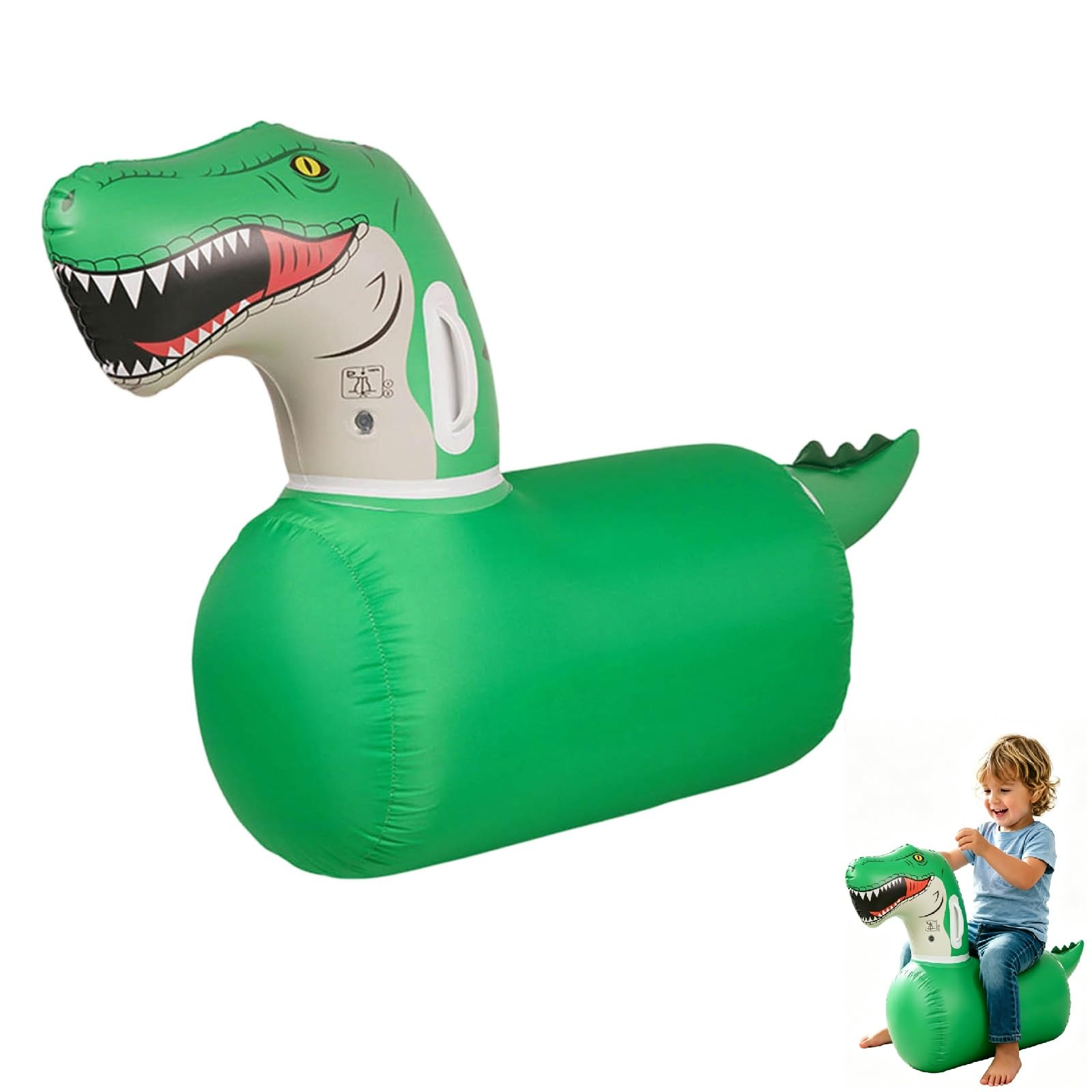 Bounce Horse Hopper Toy for Boys and Girls Leakproof Ergonomic Balance Training Animal Rider Portable Lightweight Bouncing Play Equipment for Daily Play Backyard Garden Fun Outdoor Yard