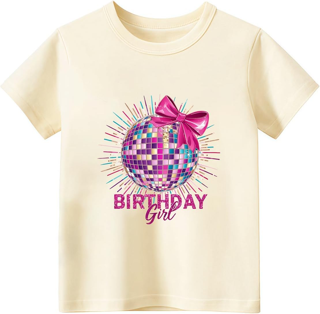 Birthday Girl Shirt Girls Birthday Gift for 2nd 3rd 4th 5th 6th 7th 8th Toddler Clothes Short Sleeve Cotton T-Shirt - Image 6