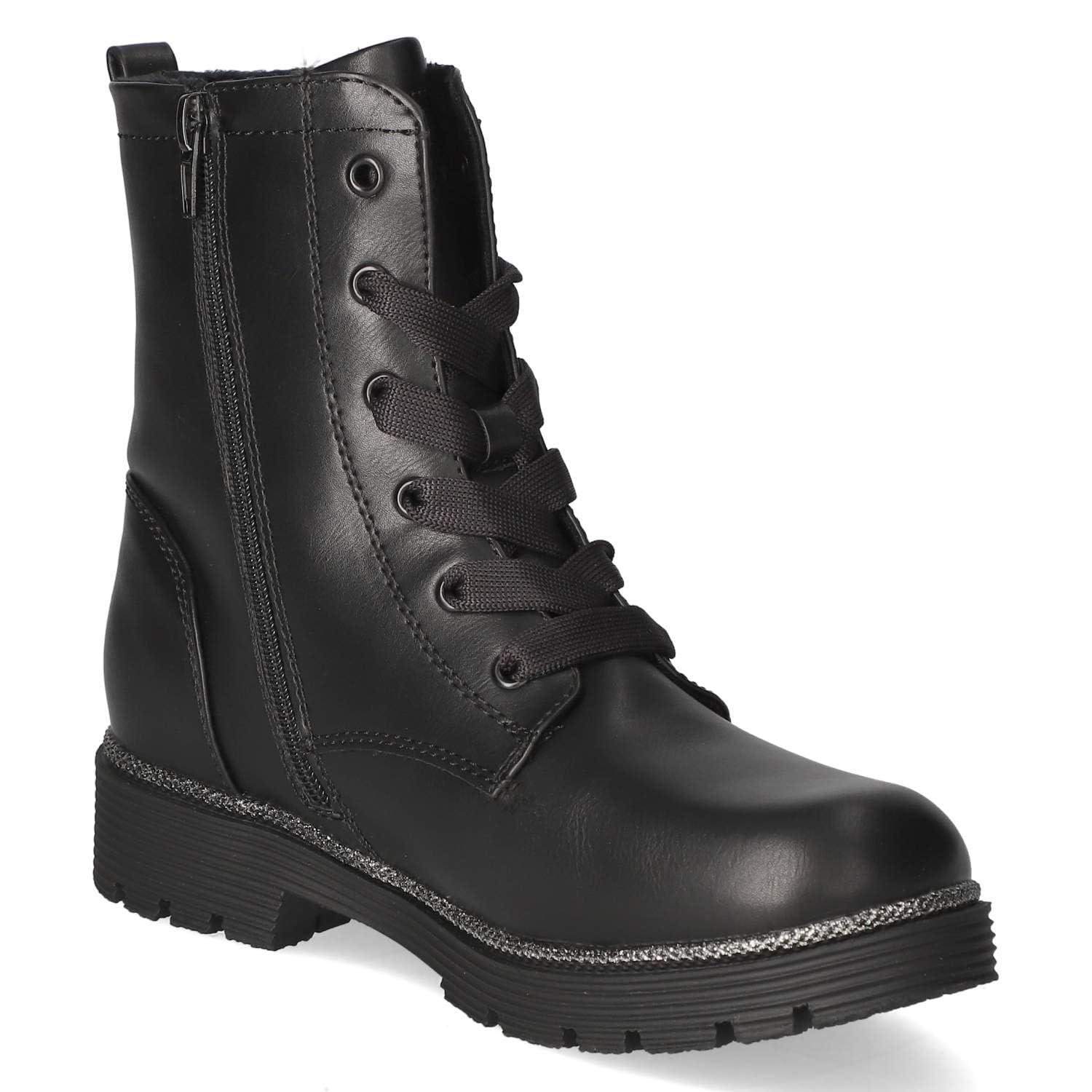 Indigo 452306000/008 Stiefel Synthetik Mädchen in schwarz