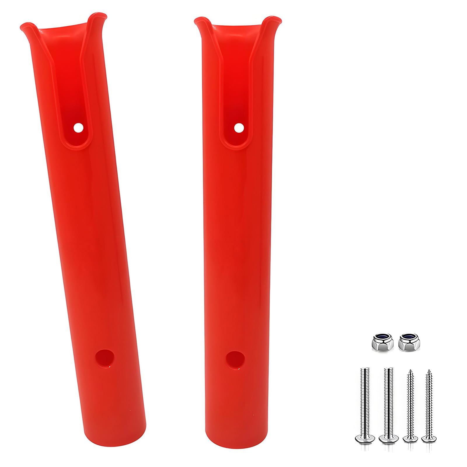QIAOLIDA Wall Mounted Fishing Rod Fixing Storage Clip Boat Side Fishing Rods Display Clamp Links with Screws Rod Fixing Bracket