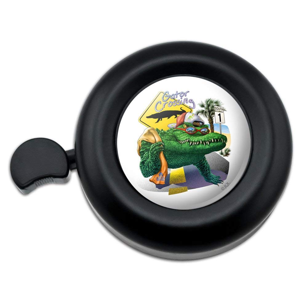 GRAPHICS & MORE Alligator Gator Crossing Sunglasses Vacation Bicycle Handlebar Bike Bell