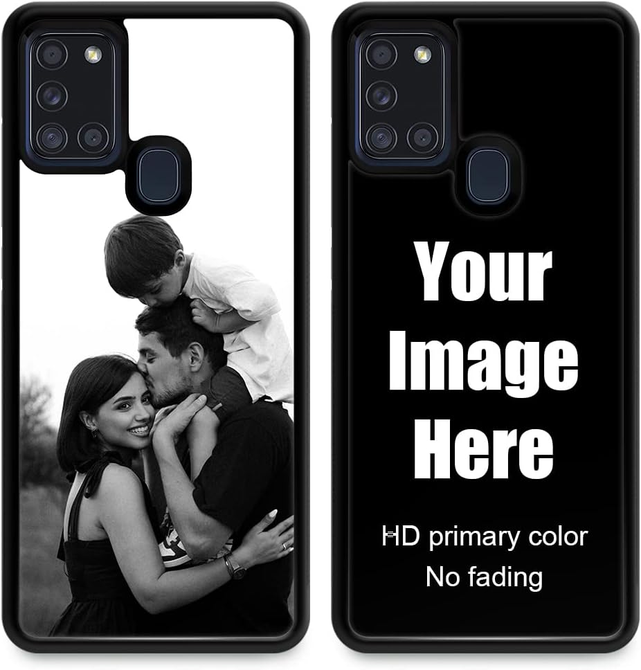 Custom Phone Case for Samsung Galaxy A21S Premium Slim Shockproof Protective Cover Personalized Make Your Own Picture Phone Cases