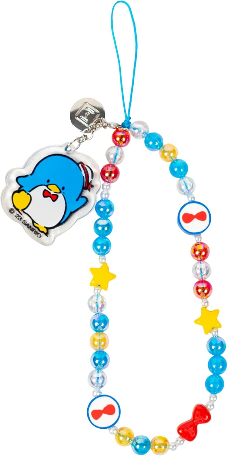 iFace Hello Kitty and Friends Beaded Wristlet Universal Phone Charm Strap - Cute Wrist Chain Lanyard Aesthetic Decor Strap for Cell Phone Camera Keys AirPods Keychains