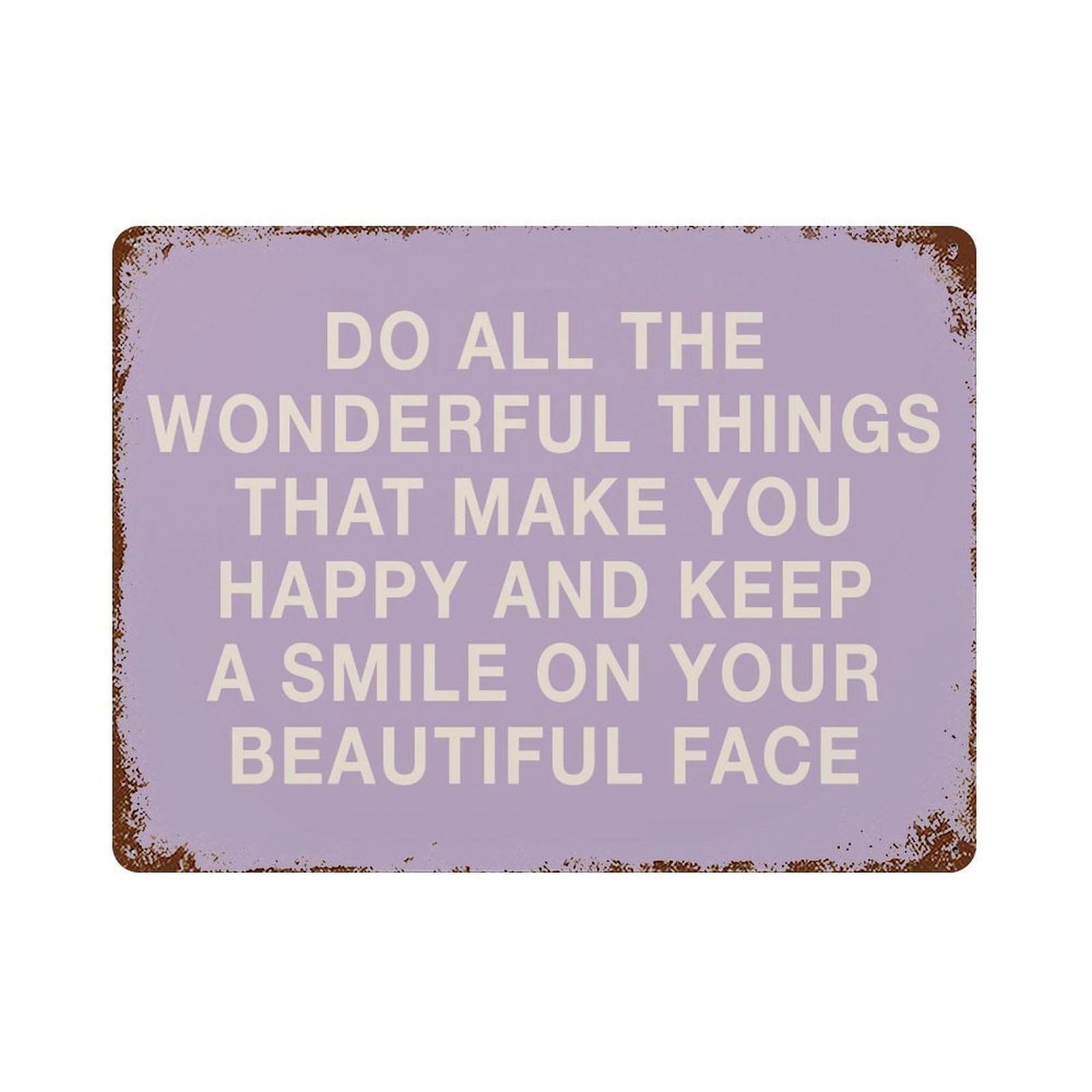 xiaoxiaoshen Danish Pastel Print Affirmation Inspirational Art Trendy Wall Decor Art Metal Tin Poster Modern Home Decor Art Home Bar Shop Decorations Vintage Sign 30x40cm