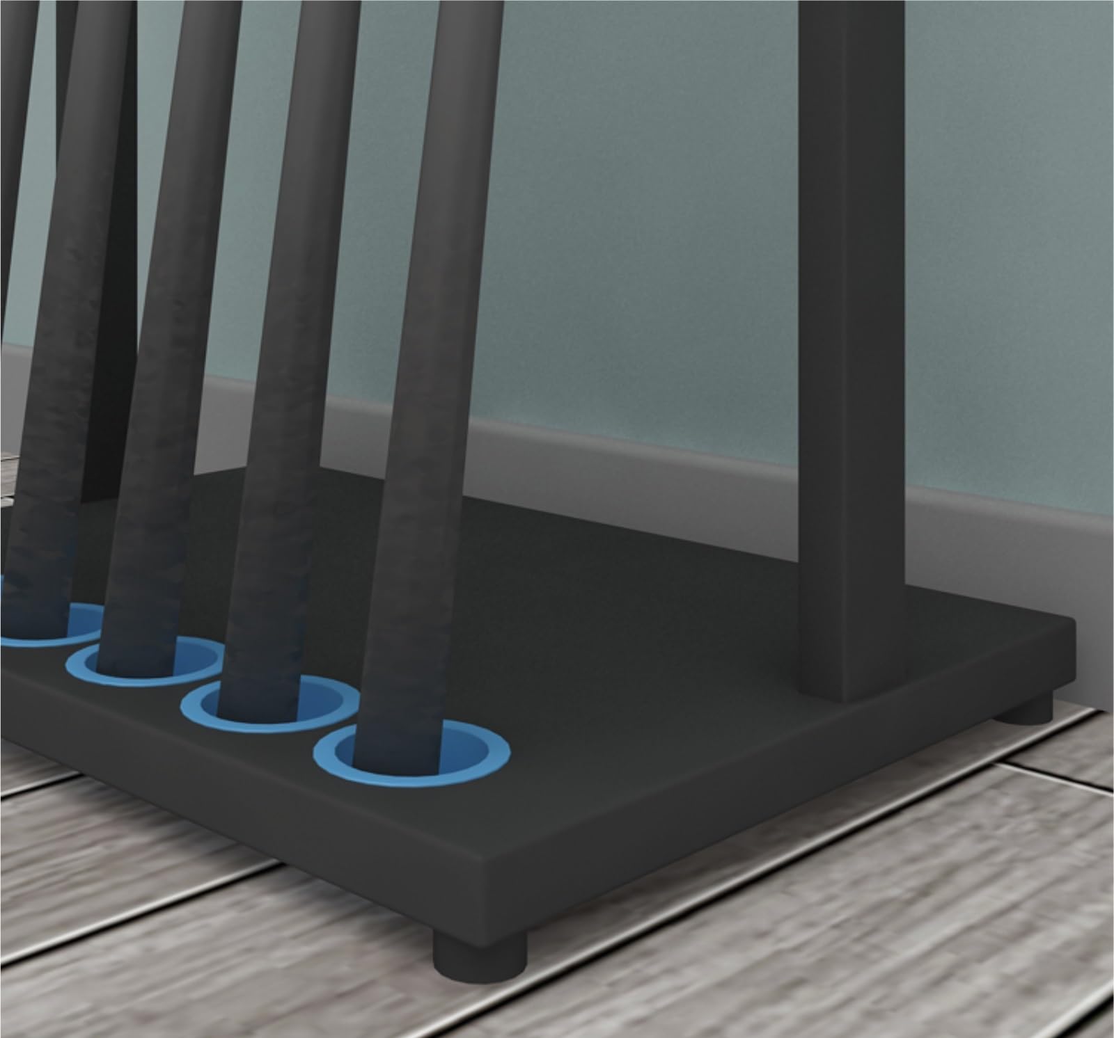 Aufbewahrung Ständer Hält 6 Clubs Golf Putter Stand Club Halter Boden Display Rack Organizer Golfschlager