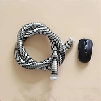 1Pcs KF25 304 Stainless Steel KF Vacuum Bellows Flexible Hose Pipe Fitting 85mm-1000mm Length Vacuum Corrugated Bellows for PumpKF25-400mm 1Pc