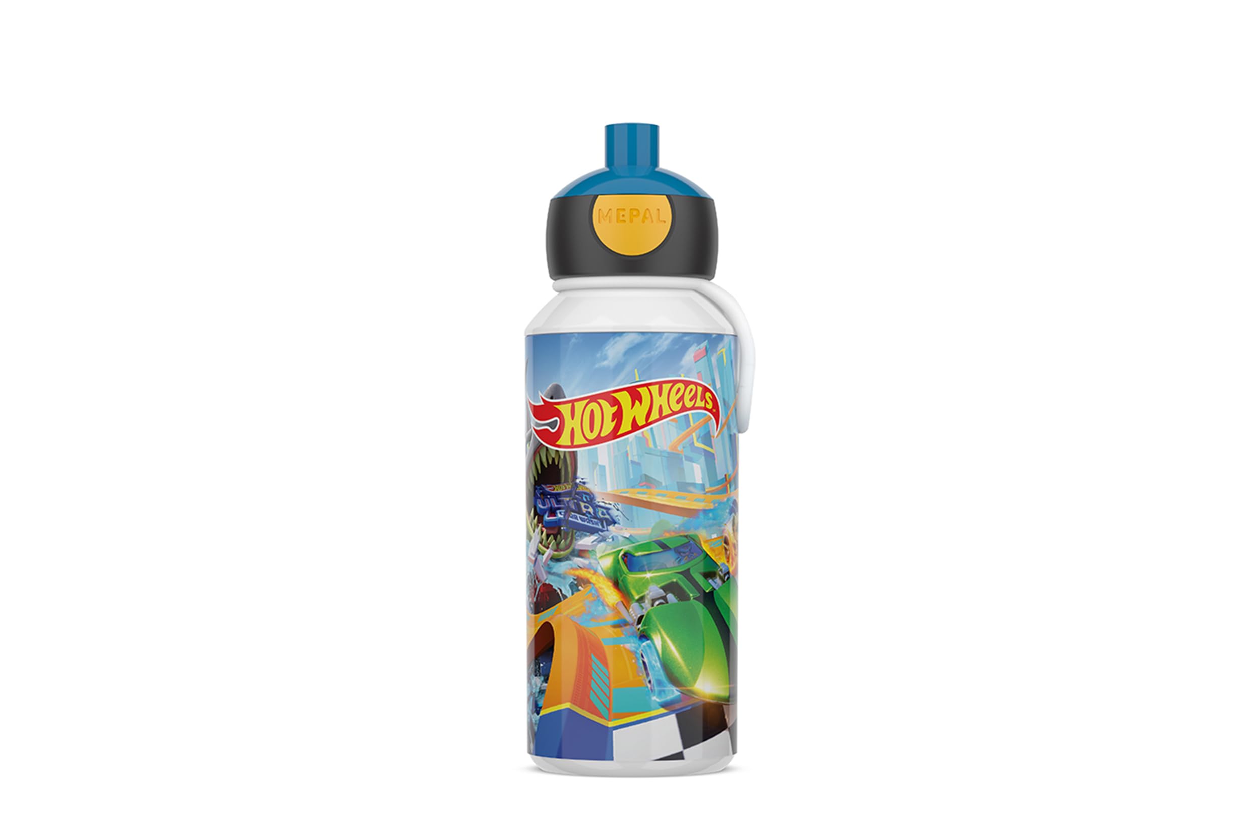 Gourde Pop-up Mepal 400 ml - Bouteille Anti-Fuite Hot Wheels