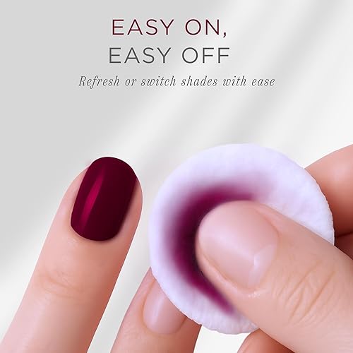 Miniatura 5 de Côte Beauty's Sangria, esmalte de uñas natural ciruela, acabado suave y crema, tono de joya, esmalte de uñas de larga duración, resistente a las