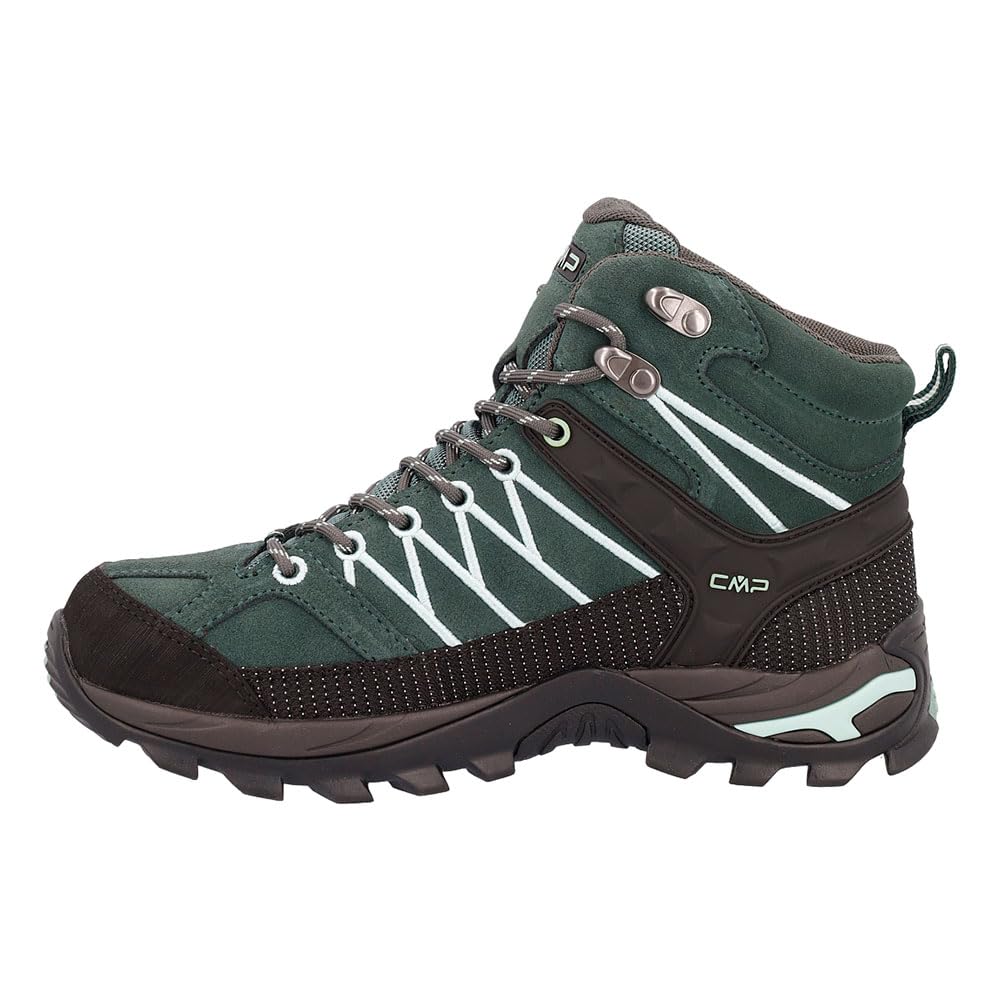 CMP Damskie buty trekkingowe Rigel Mid Wmn WpTrekking Shoes, Trek zielony jadeit, 40 EU