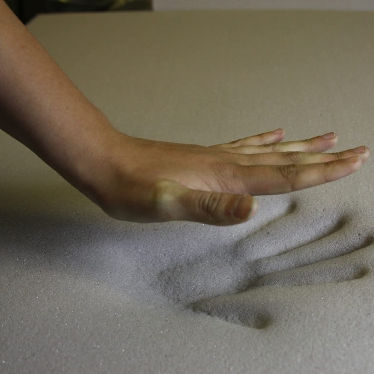 Topper Cover and Two Classic Contour Pillows and Cal-King 3 Inch Thick 4 Pound Density Visco Elastic Memory Foam Mattress Bed Topper Made in The USA