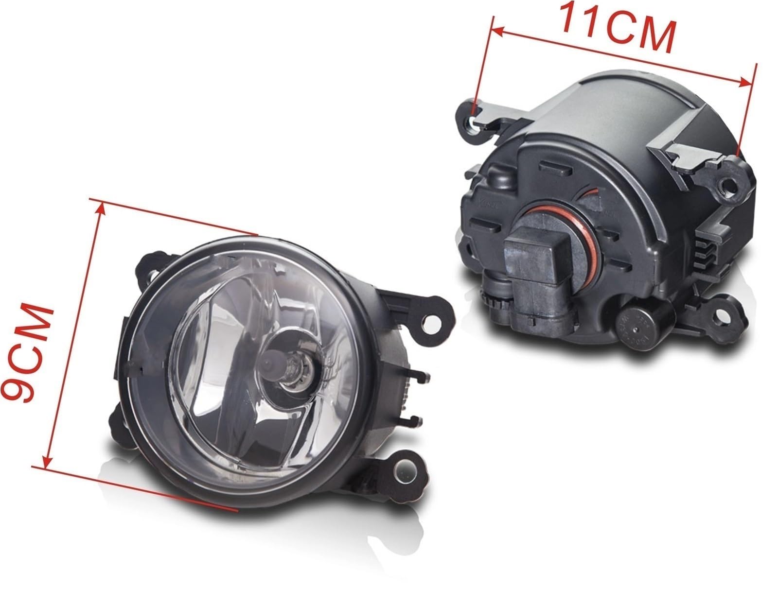 Gruppo fari fendinebbia Compatibile Con Citroen Per C4 Coupé LA 2004 2005 2006 2007 2008 2009 2010 Gruppo Lampada Fendinebbia Luce Nebbia Luminosa Accessori Auto