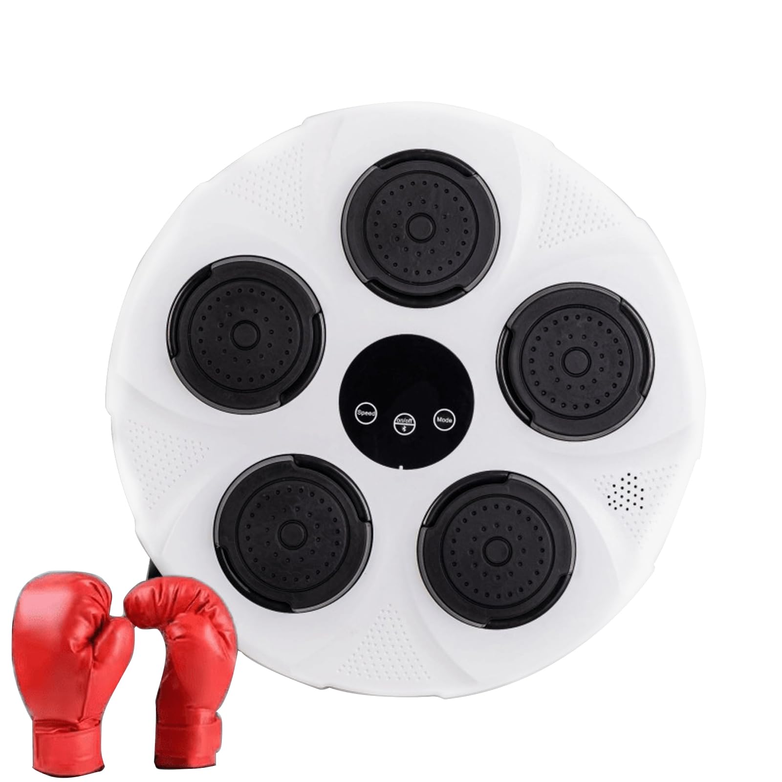 cimsfcorSmart Music Boxing Machine with Adult Boxing Gloves, Smart Bluetooth Boxing Machine Wall Mounted, Boxing Training Punching Equipment 9 Modes Speed P1-P9 for Home, Gym, Indoor