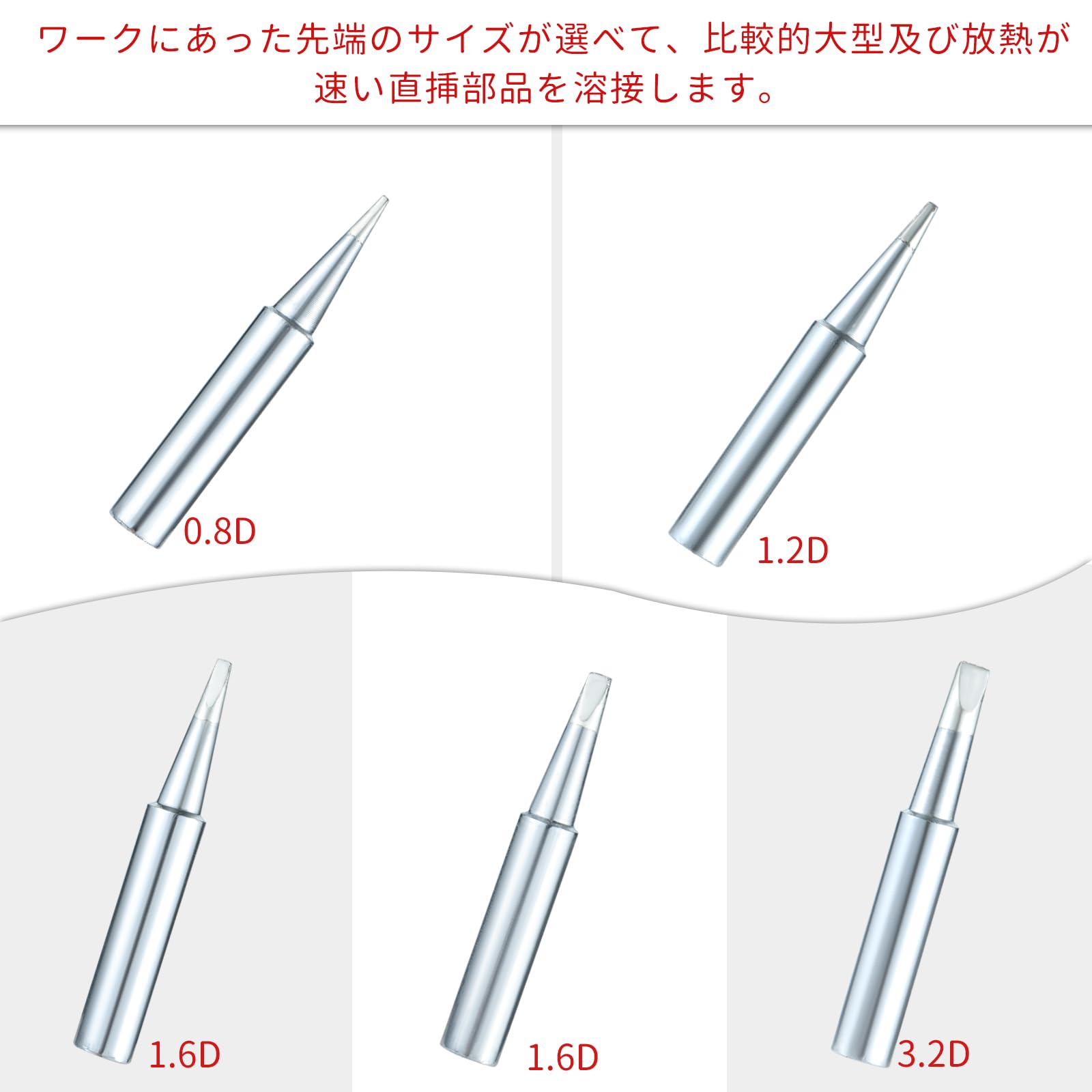 Amazon | 900M用こて先セット はんだごて先 交換用コテ先 電子作業