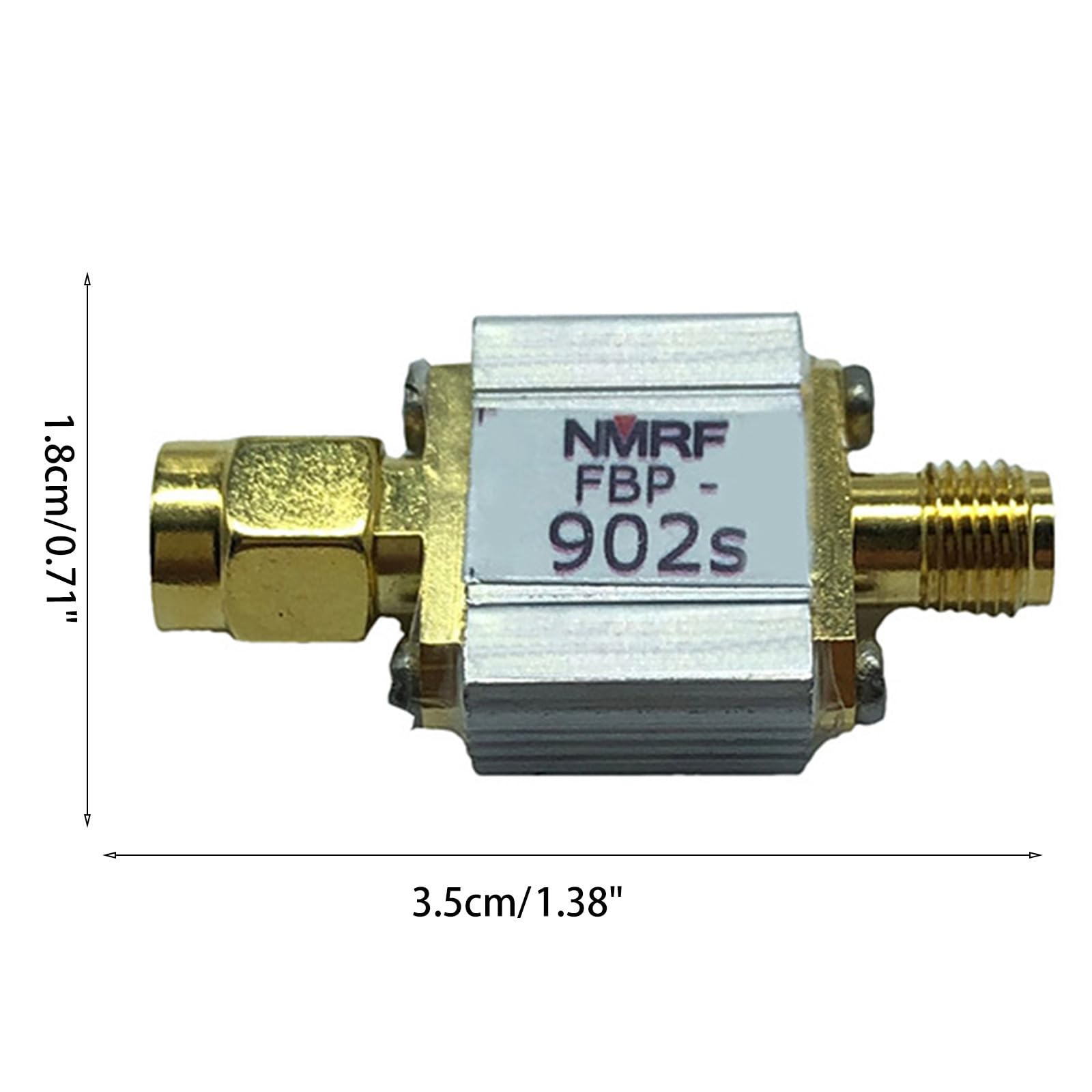 Filtre passe-bande coaxial RF Interface SMA 890-915 MHz GSM900 Bande passante 25 MHz