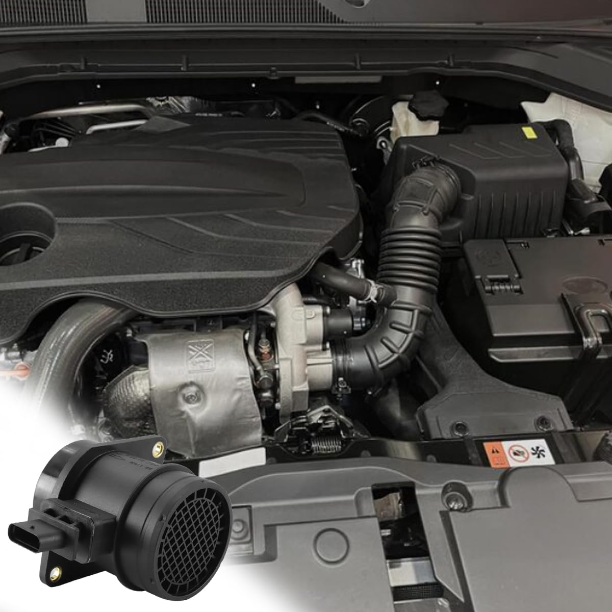 Alide Capteur de débitmètre d'air massique pour voiture, remplacement pour Hyundai Matrix 1.5 CRDi 04-10 Getz 1.5 CRDi 05-09, remplace 28164-2A401, 28164-2A500