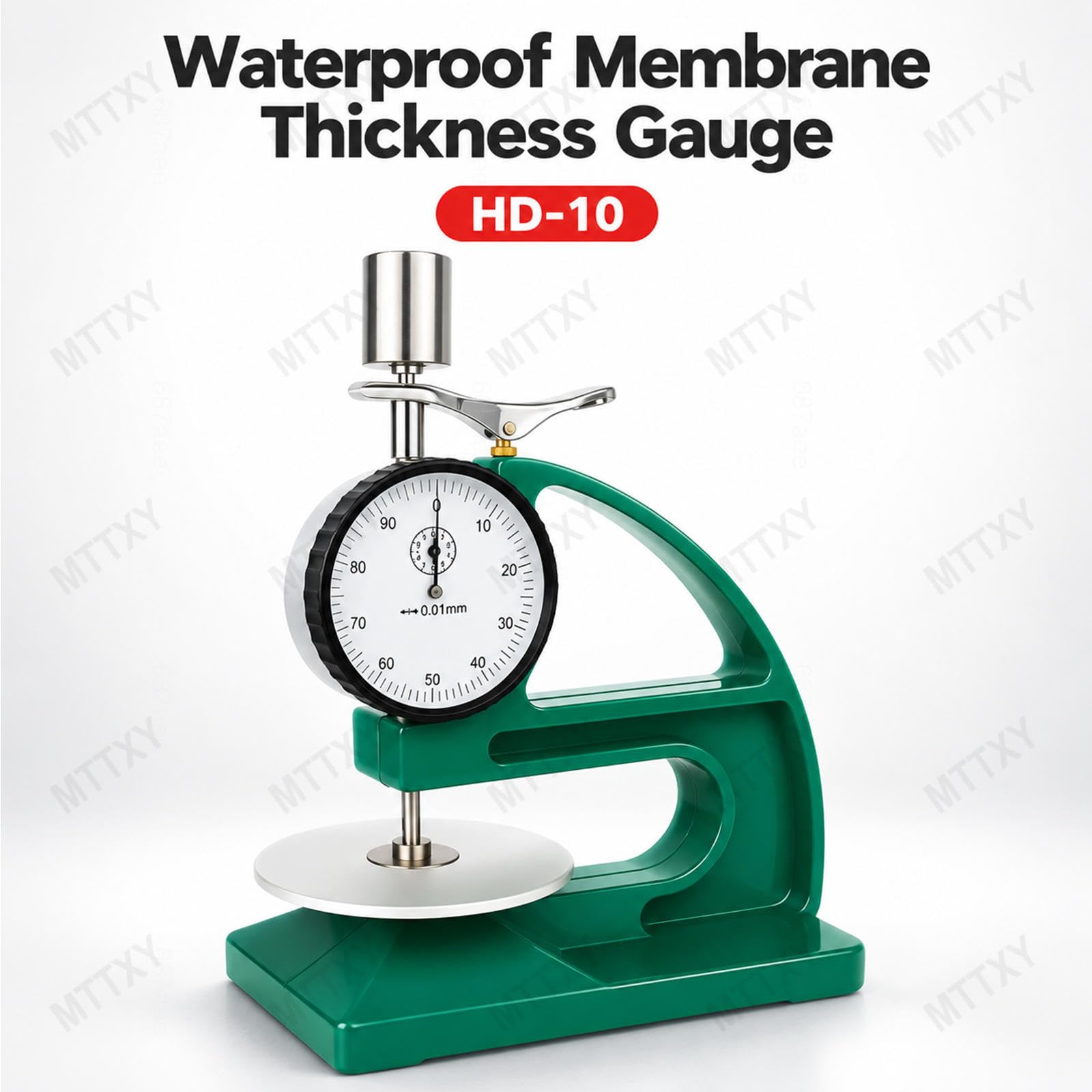 Medidor de espesor de membranas impermeabilizantes 0–10 mm