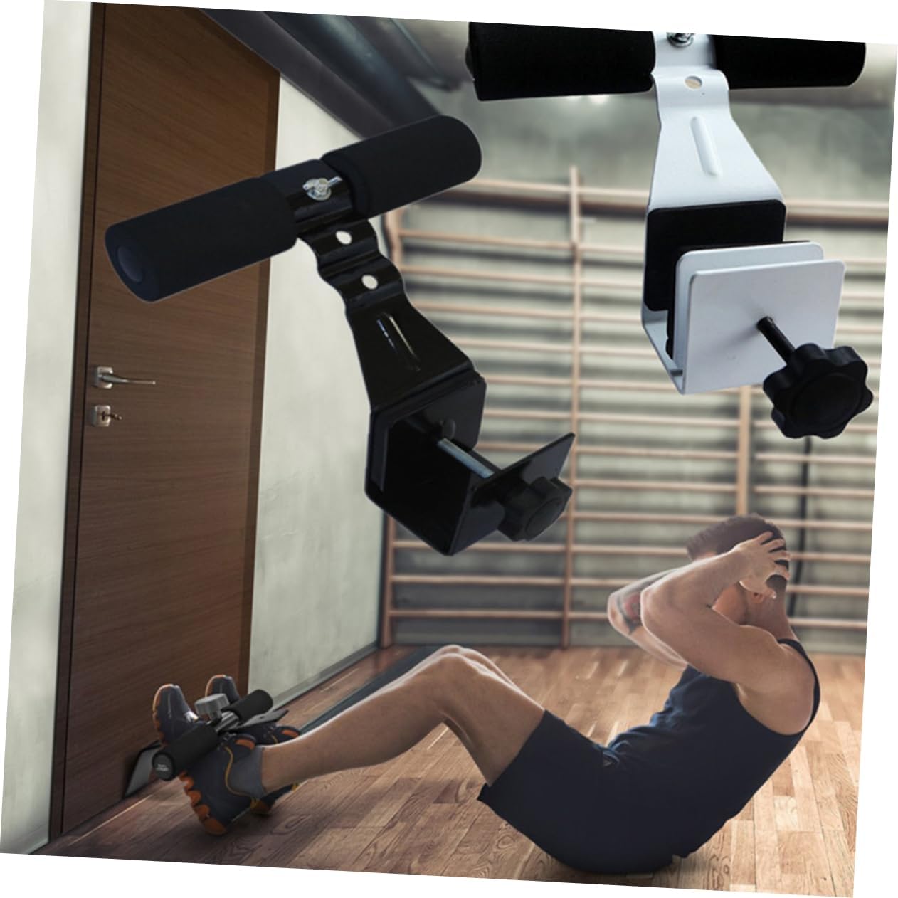 Adjustable Abdominal Trainer Iron Material Home Workout Equipment Ab Workout Machine