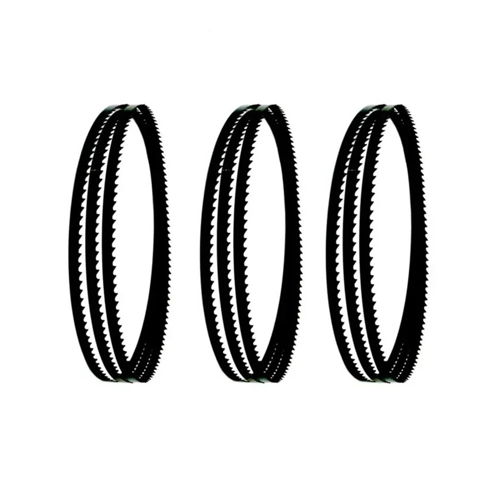 Lame de scie à ruban 1712mm pour bois plastique BAS 260 - Jeu de 3 lames 1712 x 6.35 x 0.35 mm
