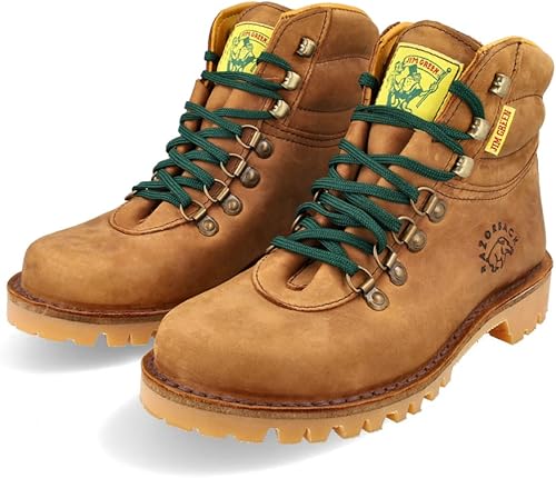 Miniatura 2 de Jim Green Botas Razorback para hombre con cordones, resistentes al agua, de cuero de grano completo, botas de trabajo o senderismo