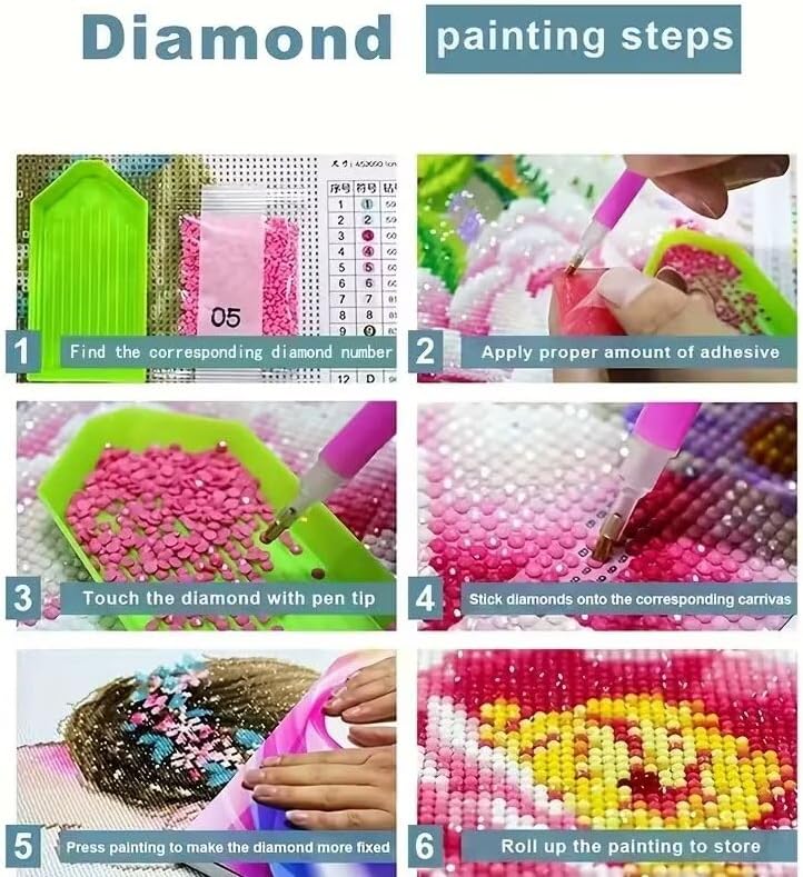3個 カラフル DIY ダイヤモンドアート、蝶トリプティク ダイヤモンドペインティングキット 大人 用、45x60cm 丸 フルドリ