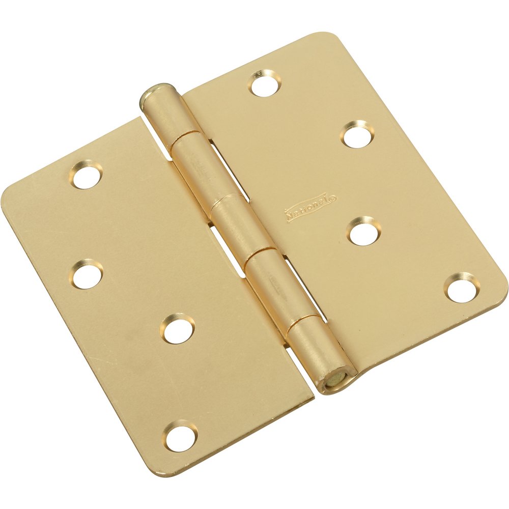 Charnière de porte 10,2 cm Stanley National 512rc laiton satiné