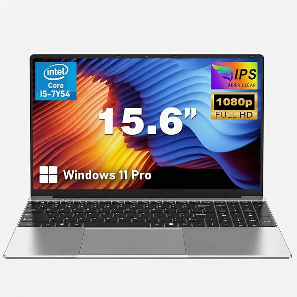Laptop Core i5 2026 Nueva, 15.6" Windows 11 Pro PC Portátil 16GB RAM 1TB SSD, Garantía de 2 Años, Pantalla IPS FHD 1920*1080, Teclado Retroiluminado, WiFi5 BT4.2 USB, Gráficos UHD