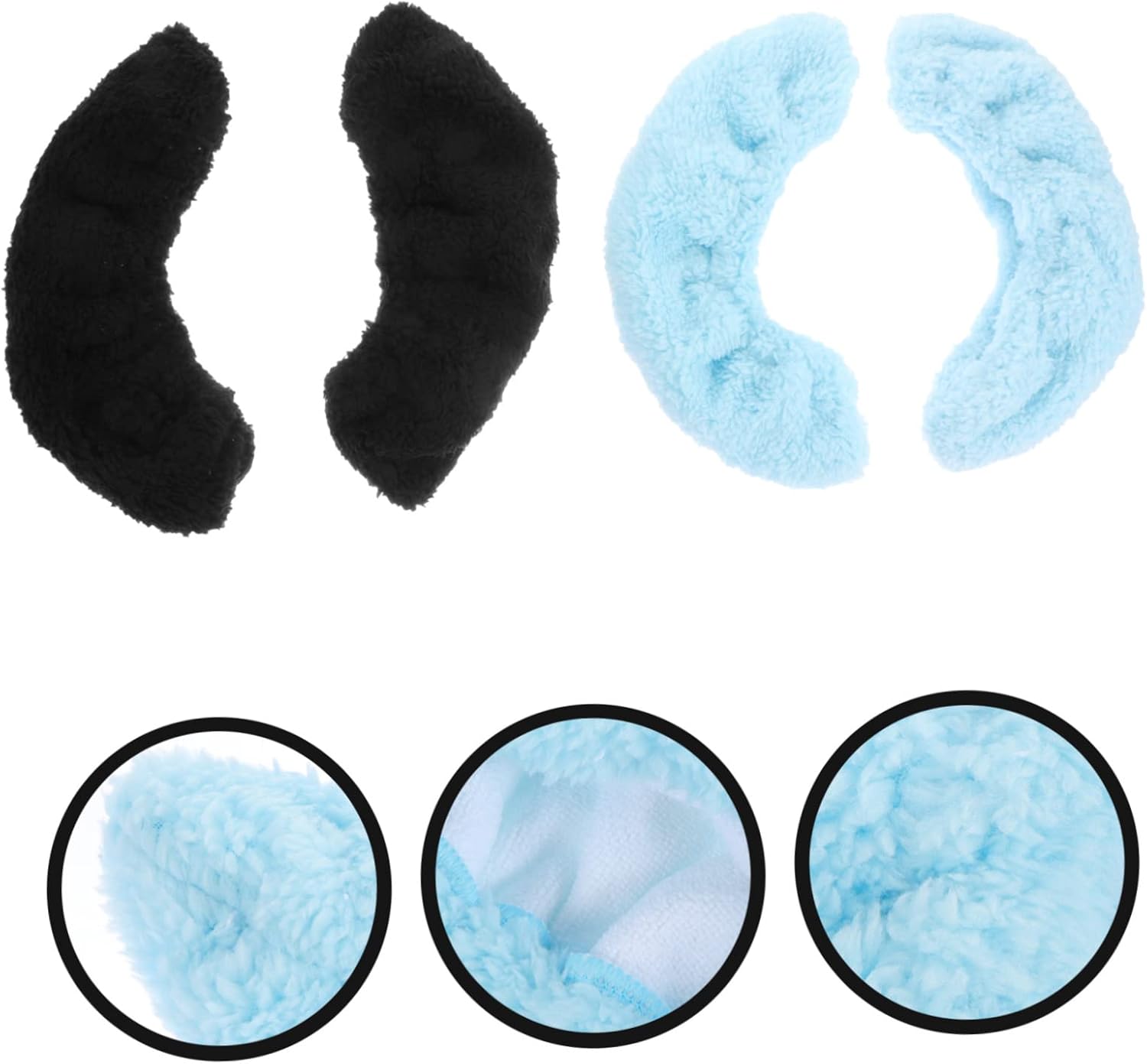 SUPVOX 4 Pairs Skate Set Elastic Blades Covers Ice Skate Covers Blades Sleeves Sport Towel Wear-Resistant