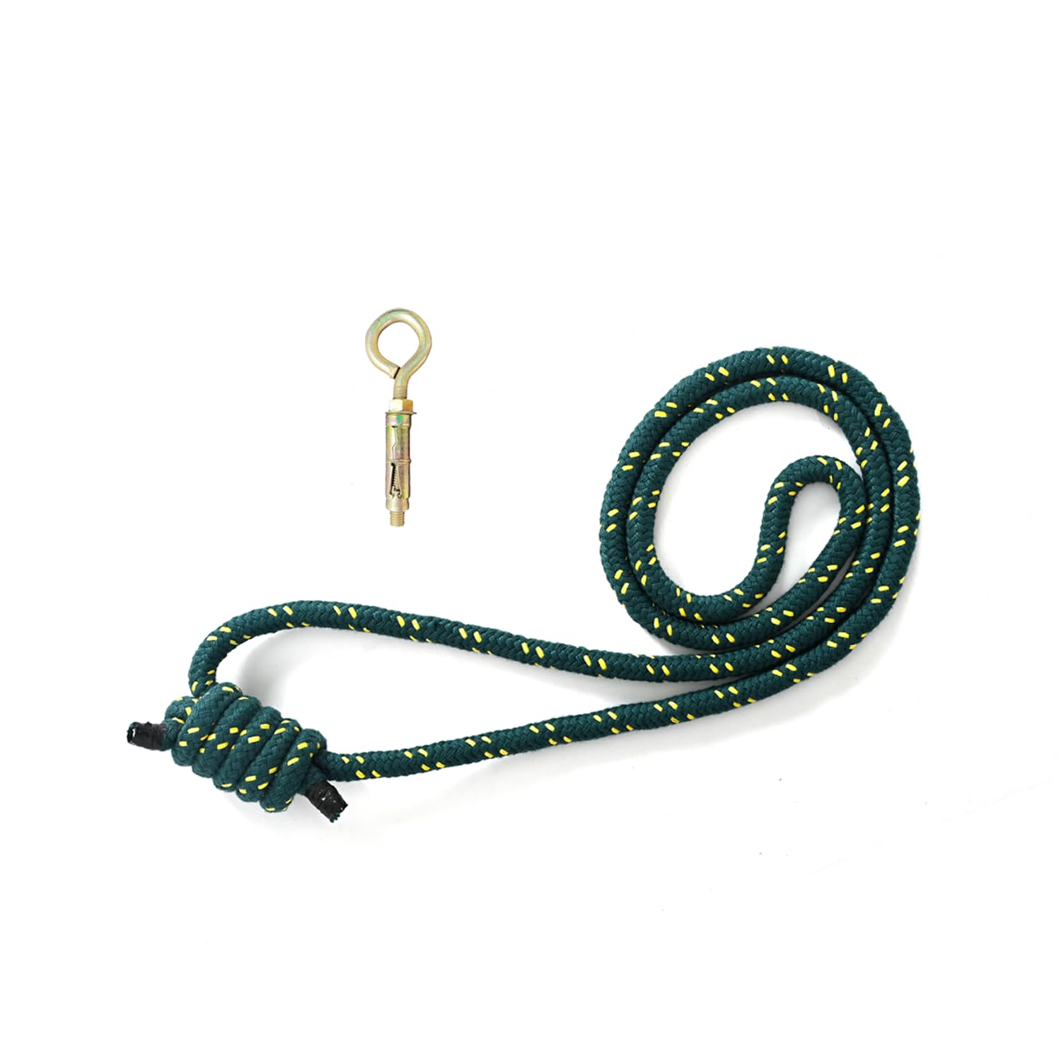 WiseLife Iyengar Yoga Anti-Gravity Wall Rope Straps - Long Cotton Stretch Support for Pilates, Flexibility Training, Inversions & Home Studio Workouts,Durable & Versatile - (6Ft Green)-image-12