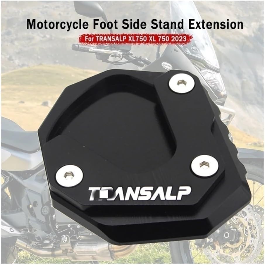 motorcycle Foot Plate Pad For H&onda XADV750 Side Support Foot Pad Motorcycle CNC Foot Side Stand Pad Plate Kickstand Enlarger Support Extension