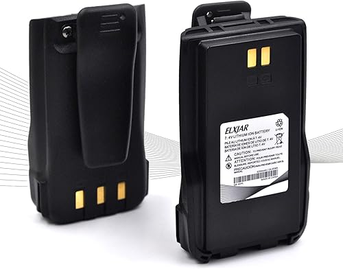 elxjar Paquete de 2 baterías de repuesto 7.4V 3250mAh QB-44HL para AnyTone AT-D878UV Plus D878UV D868UV D858, BTECH DMR-6X2, Radioddity GD-AT10G