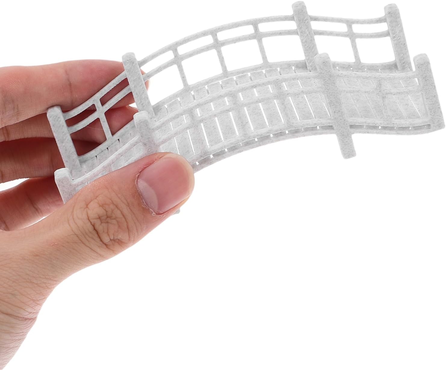 Abaodam Miniature Garden Xmas Tiny Arch Bridge Vintage Pla Decor
