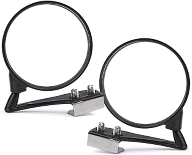 Dasing 2 Pcs Car Blind Spot Mirrors Universal Adjustable Car Side Convex Mirror Wide Angle Round Car Rear View Mirror