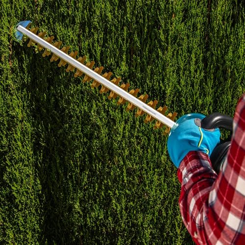 Bild 5 - Cecotec TitaniumSword 610 XL Heckenschere, Schnittlänge bis 61 cm, 500 W, bürstenloser Motor, Brushless, Titan-Klingen, Zweige bis zu 20 mm, Drehregler, Sicherheitszündsystem