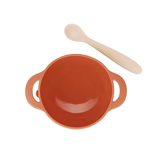 Miniatura 10 de Babymoov TAST'ISY - Juego de alimentación para bebés, cuenco de succión y cuchara de silicona no tóxica sin BPA (apto para microondas y lavavajillas)