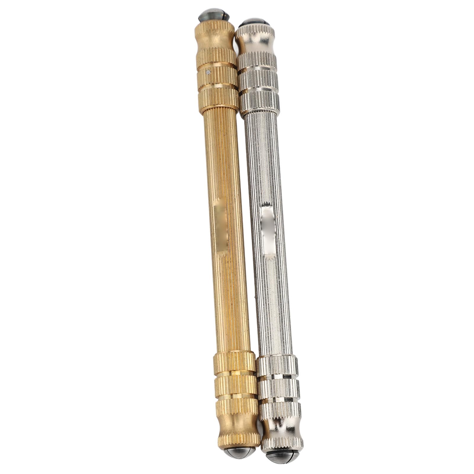 Épingle étalage à main Drift à double tête-à-tête outil de précision haute résistance pour la sculpture d'horloge de réparation de montre et le bricolage en laiton métallique 2pcs